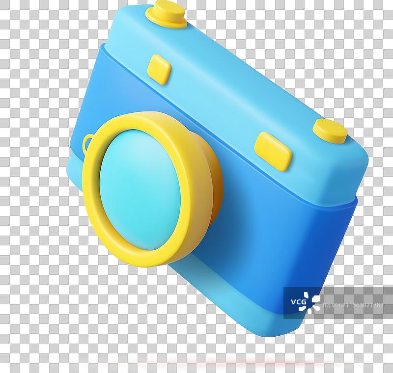 3D相机图标图片素材