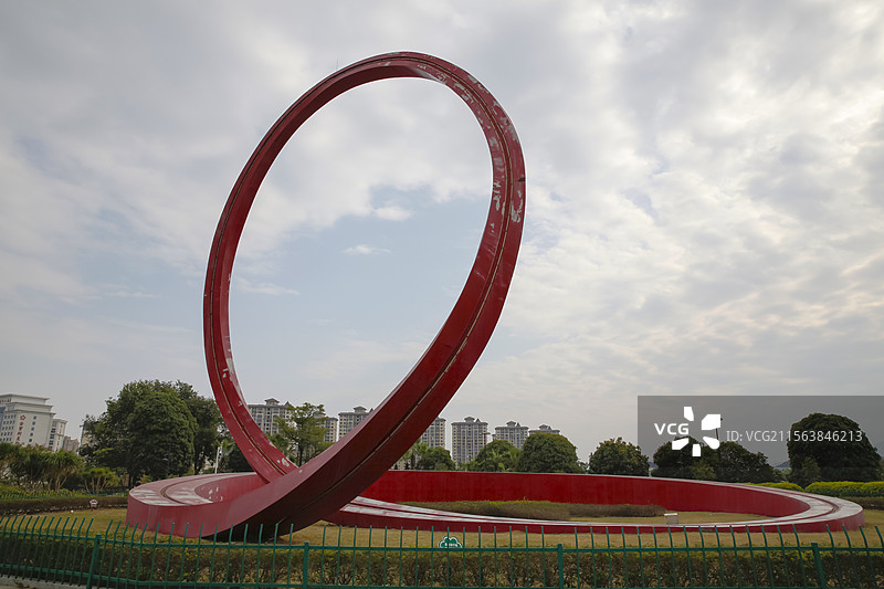 广西百色市园博园红色精神园图片素材