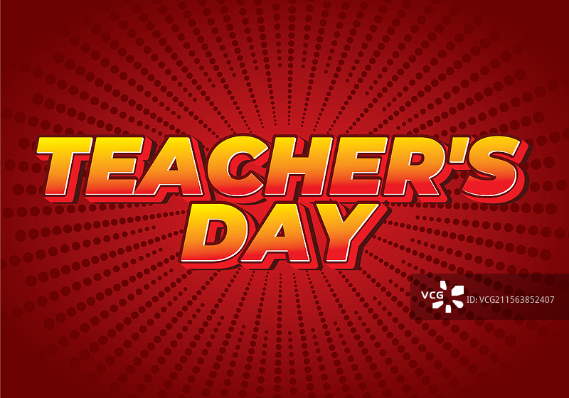 教师节3D效果文字，带有眼睛元素图片素材