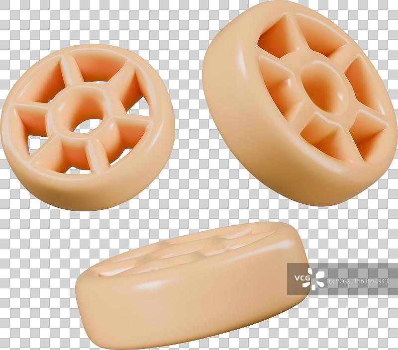 旋转通心粉的真实元素组合图片素材