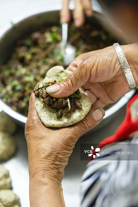 重庆荣昌小吃早点猪儿粑图片素材