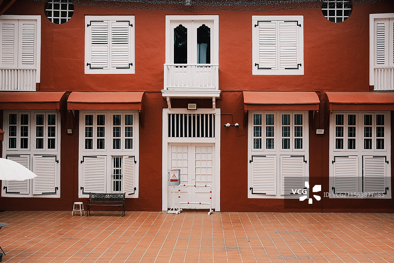 马来西亚 马六甲 荷兰红屋图片素材