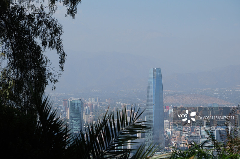 智利 圣地亚哥 著名景点图片素材