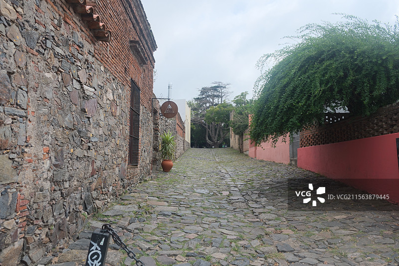 乌拉圭 小镇 科洛尼亚 古城图片素材