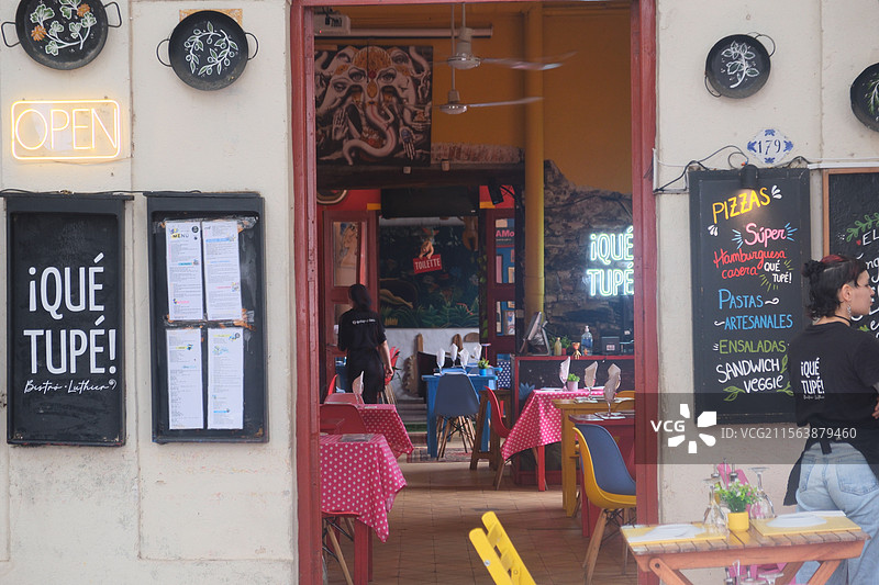 乌拉圭 小镇 科洛尼亚 古城图片素材