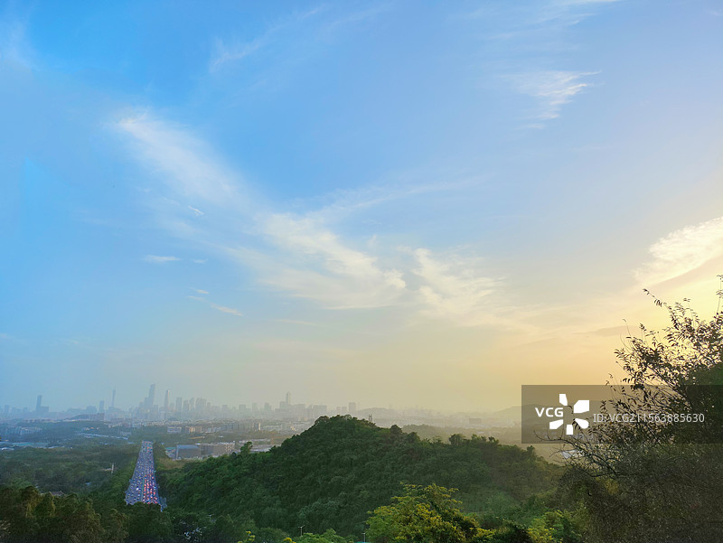 火炉山观景台风光照图片素材