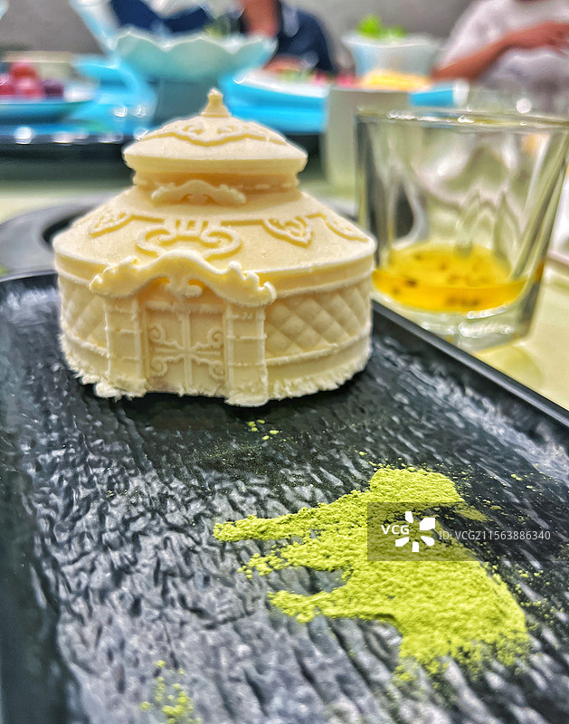 蒙古包慕斯图片素材