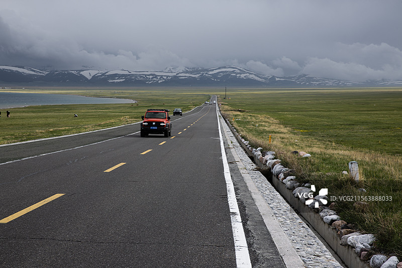 赛里木湖风光图片素材
