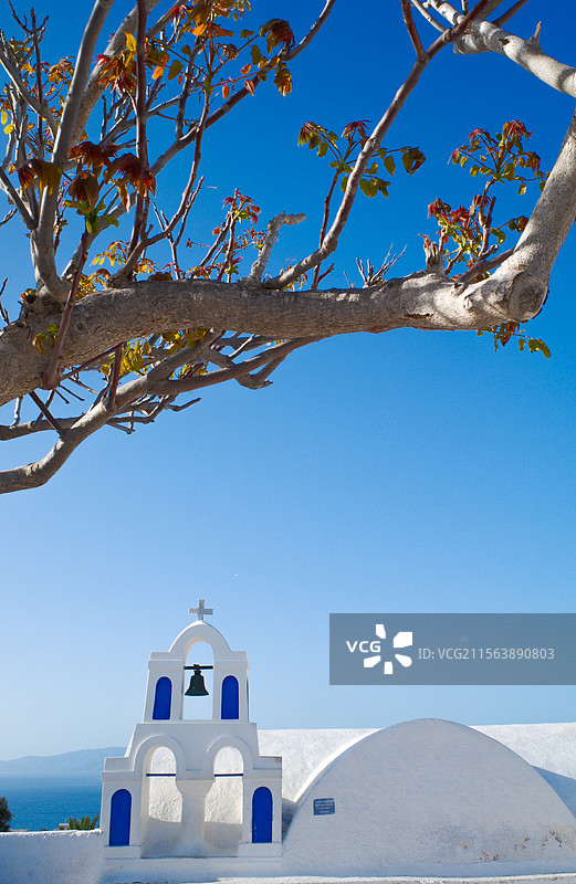 圣托里尼教堂图片素材