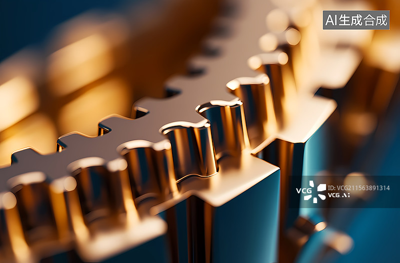 【AI数字艺术】黄金腕表精密机械细节图片素材