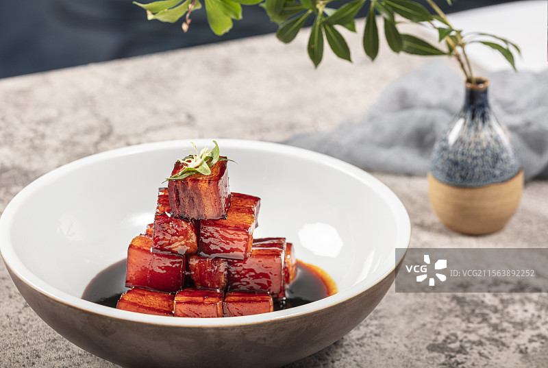 红烧东坡肉图片素材