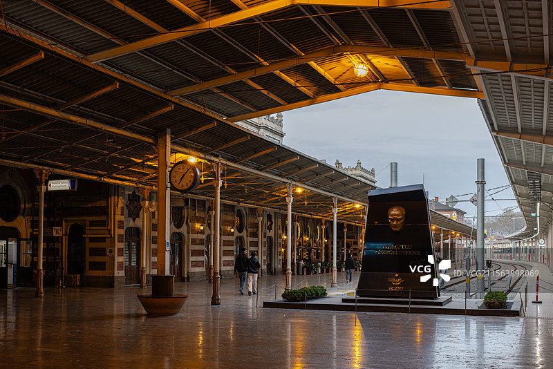 锡尔凯吉火车站 阿加西笔下东方快车的起点站图片素材