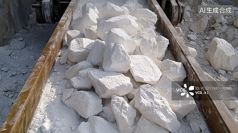 【AI数字艺术】高纯石英砂生产线图片素材