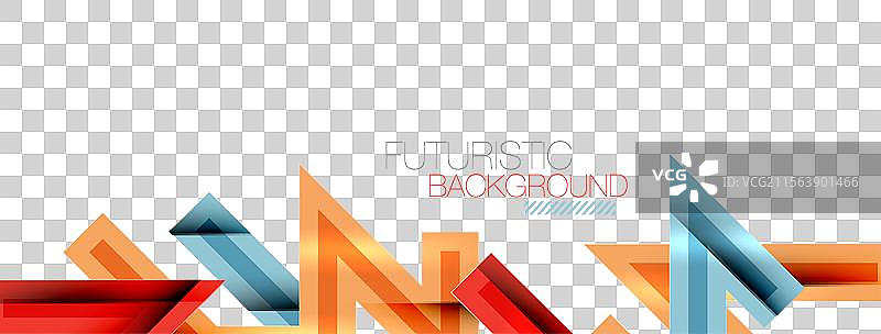 动态几何抽象背景中的锯齿线条图片素材