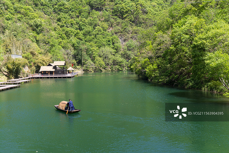 武当山逍遥谷风光图片素材