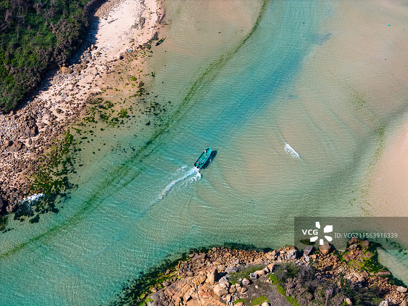 海南文昌铜鼓岭航拍图片素材