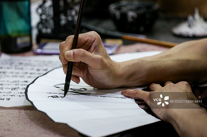 书扇雅韵图片素材