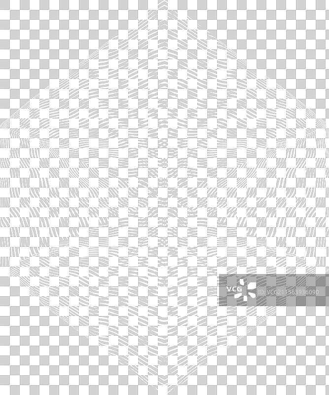 对称的波浪状摩尔网格抽象形状图片素材