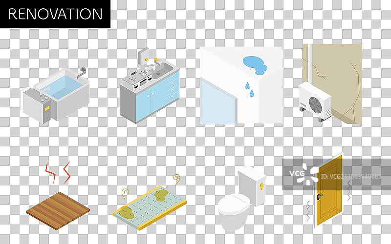 家居翻新，替换或修复旧物品图片素材