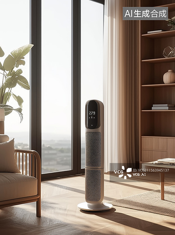 【AI数字艺术】海报模板客厅里的空调图片素材