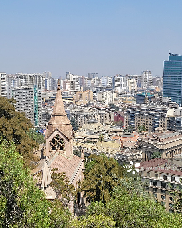 智利 圣地亚哥 著名景点图片素材