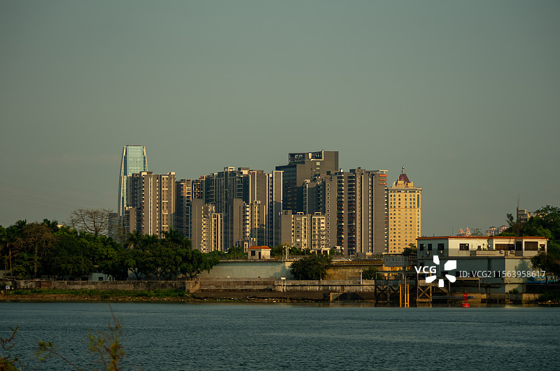 佛山顺德容桂勒流街区城市风貌图片素材