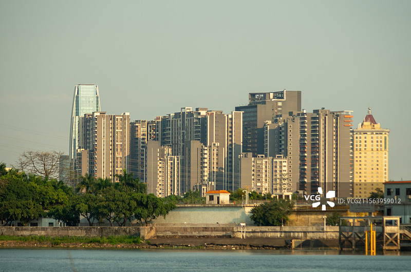 佛山顺德容桂勒流街区城市风貌图片素材