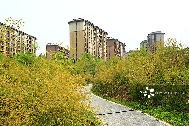 云楼水阁共晴岚，曲径虹桥次第连。瀑泻琼珠明壑底，鹭衔花影落潭前。千年大计开新卷，九域和风拂故园。图片素材