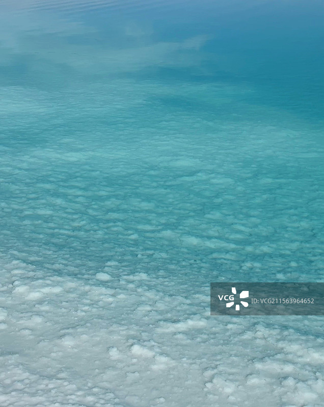 海西蒙古族自治州大柴旦翡翠湖图片素材