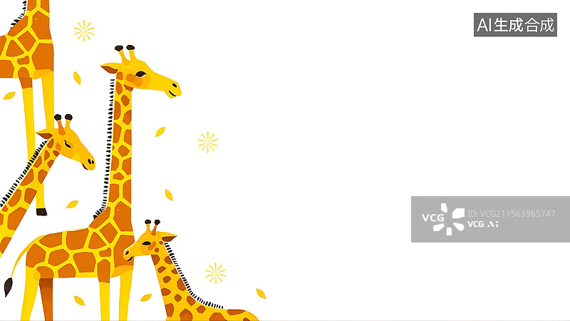 【AI数字艺术】2D卡通居左图片素材