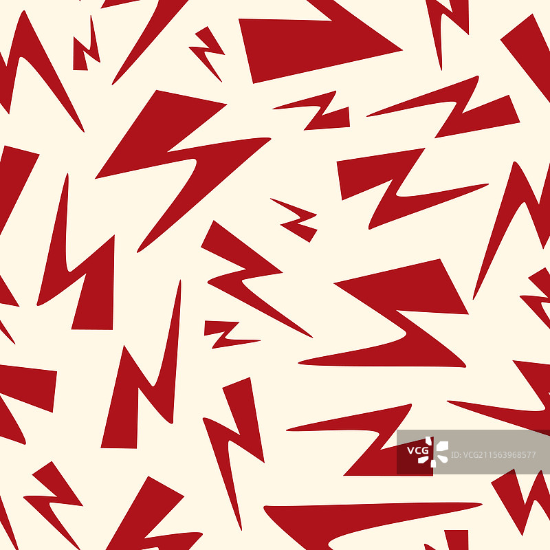 红色和米色的闪电图案图片素材
