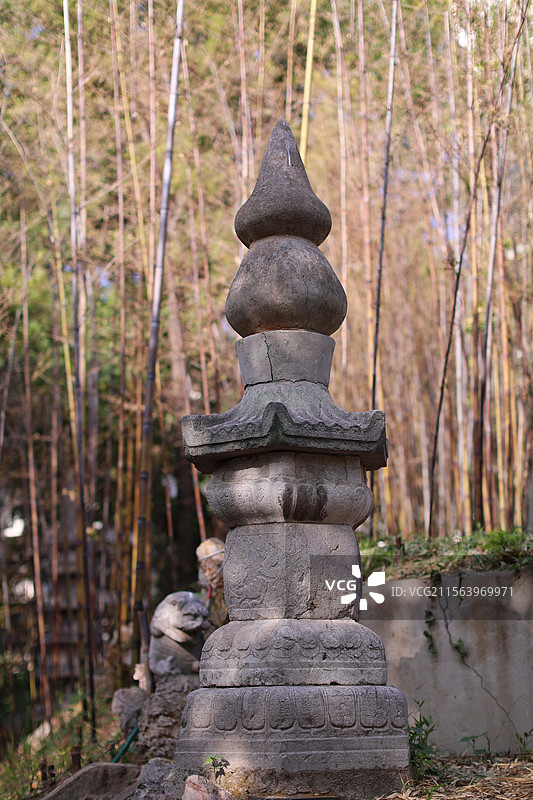 南京紫竹林禅寺遗址图片素材