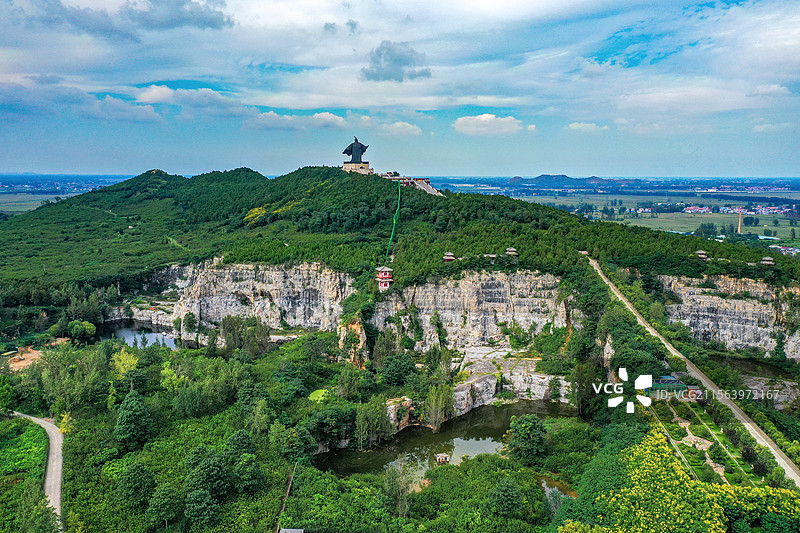 大汉雄风景区+河南省商丘市永城市芒砀山大汉雄风景区图片素材