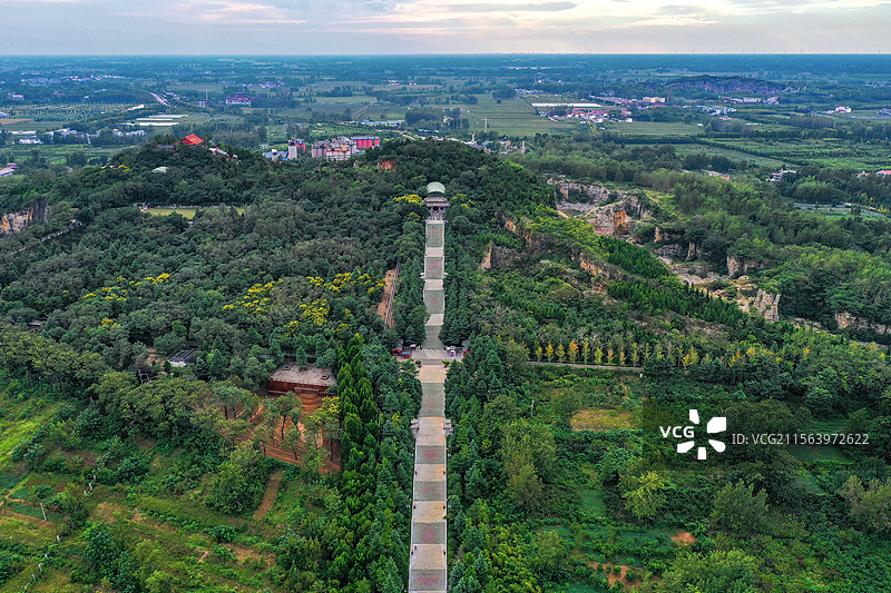 梁孝王王后陵+河南省商丘市永城市芒砀山旅游区图片素材