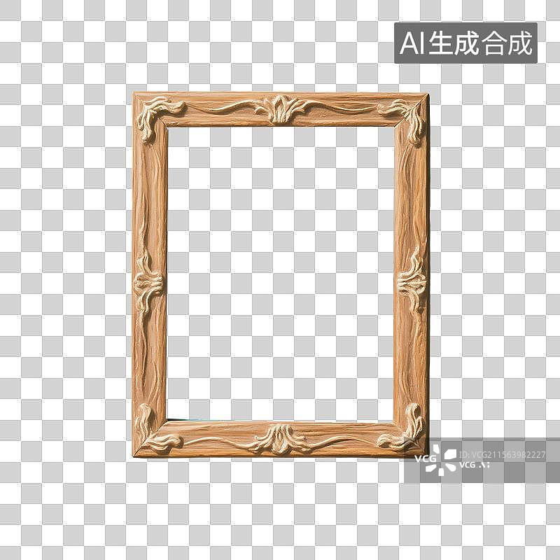 【AI数字艺术】古典的油画和相片框图片素材