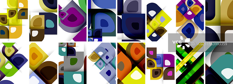 低多边形三角形海报几何图形图片素材