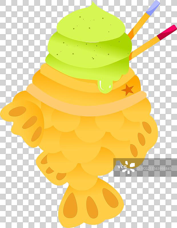 绿茶鯛焼き图片素材