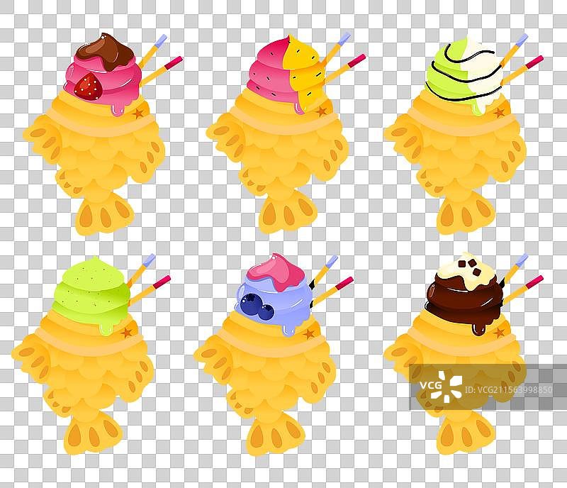 鲷鱼烧套餐 日本料理图片素材