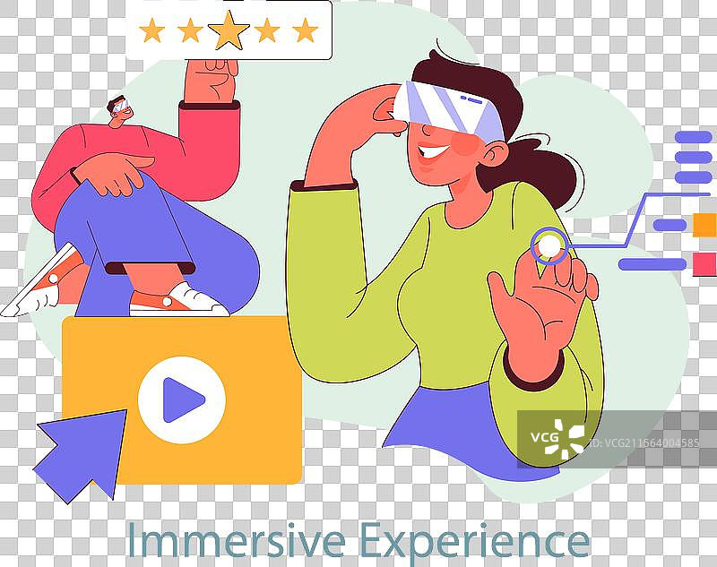 沉浸式营销平面设计图片素材