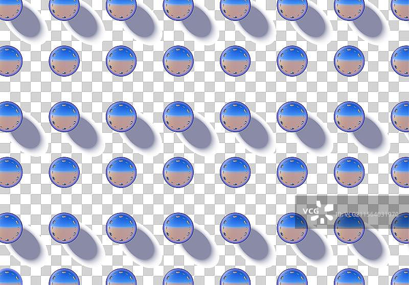 紫色背景上的3D球体抽象纹理图片素材