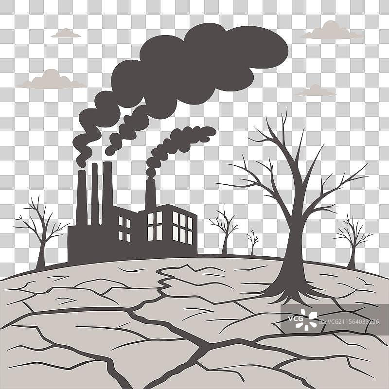 环境污染与气候变化图片素材