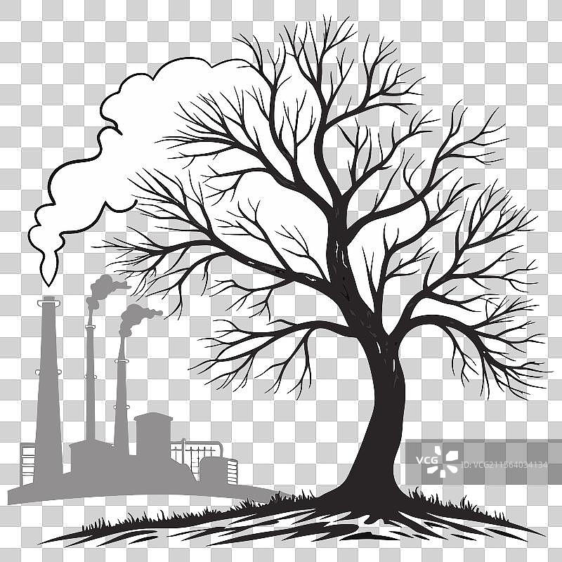 环境污染与气候变化图片素材