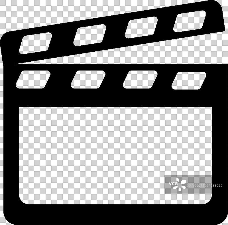 电影拍板影院开放图标打开的电影图片素材