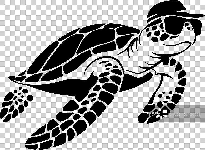 海龟运动队或俱乐部吉祥物设计元素图片素材