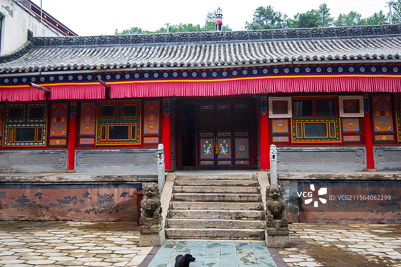 国家级5A景区青海湟中县塔尔寺风光图片素材