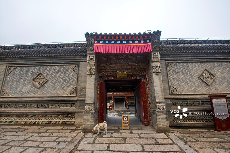 国家级5A景区青海湟中县塔尔寺风光图片素材