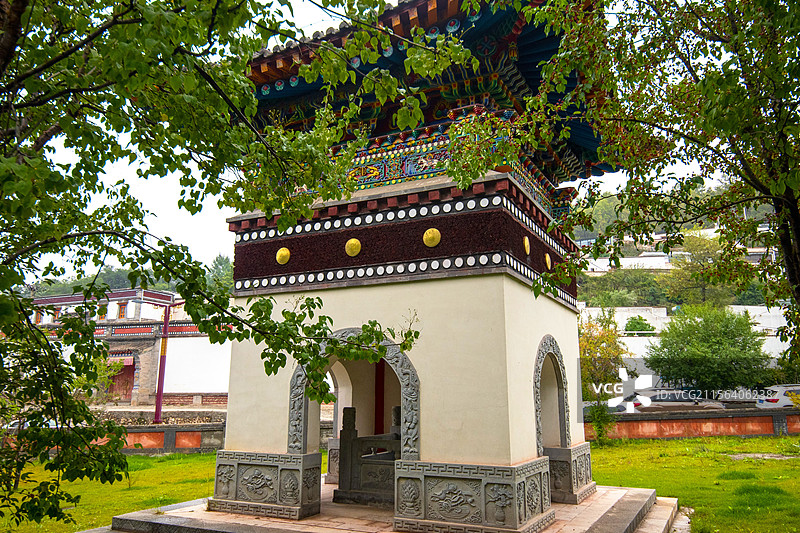国家级5A景区青海湟中县塔尔寺风光图片素材