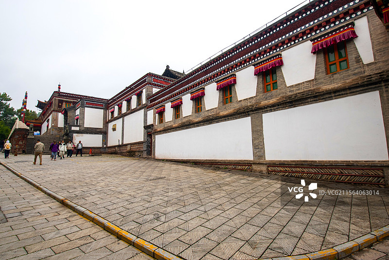 国家级5A景区青海湟中县塔尔寺风光图片素材