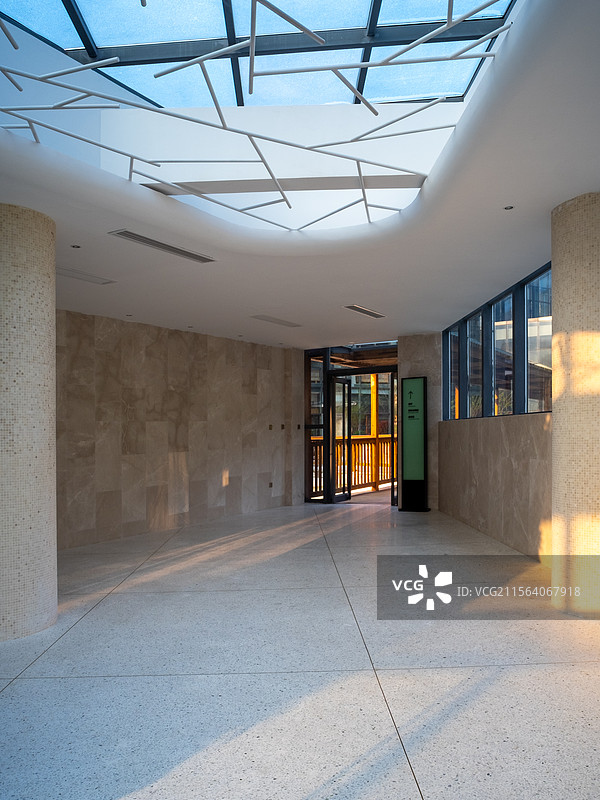 湖北东部山区的度假酒店图片素材