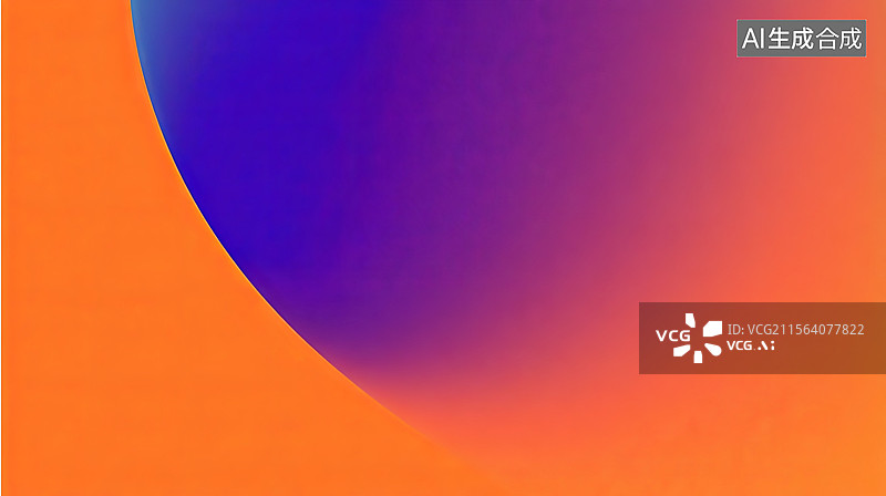 【AI数字艺术】撞色几何抽象艺术背景图片素材